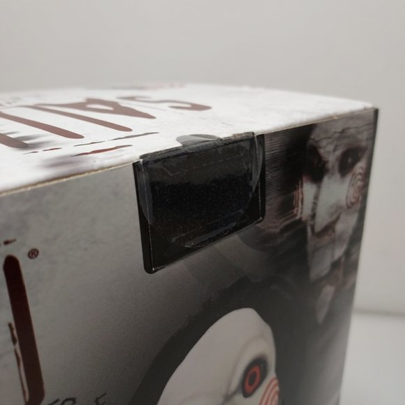 SAW BILLY JIGSAW WANT TO PLAY A GAME DELUXE FULL OVERHEAD MASK HALLOWEEN HORROR - Picture 7 of 10